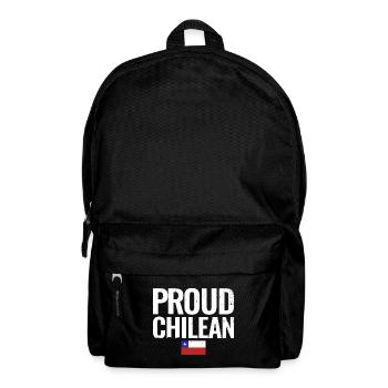 Proud Chilean Chile Flag - Backpack - black - Front
