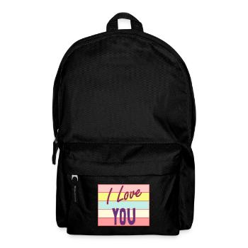PAAR. ICH HABE GERADE GEHEIRATET. Junggesellinnenabschied. HEILIGER VALENTINSTAG. MARIES - Rucksack - Schwarz - Vorne