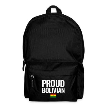 Fier drapeau bolivien bolivien - Sac à dos - noir - Devant
