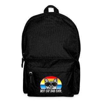 Vater der Katze - Rucksack - Schwarz - Vorne