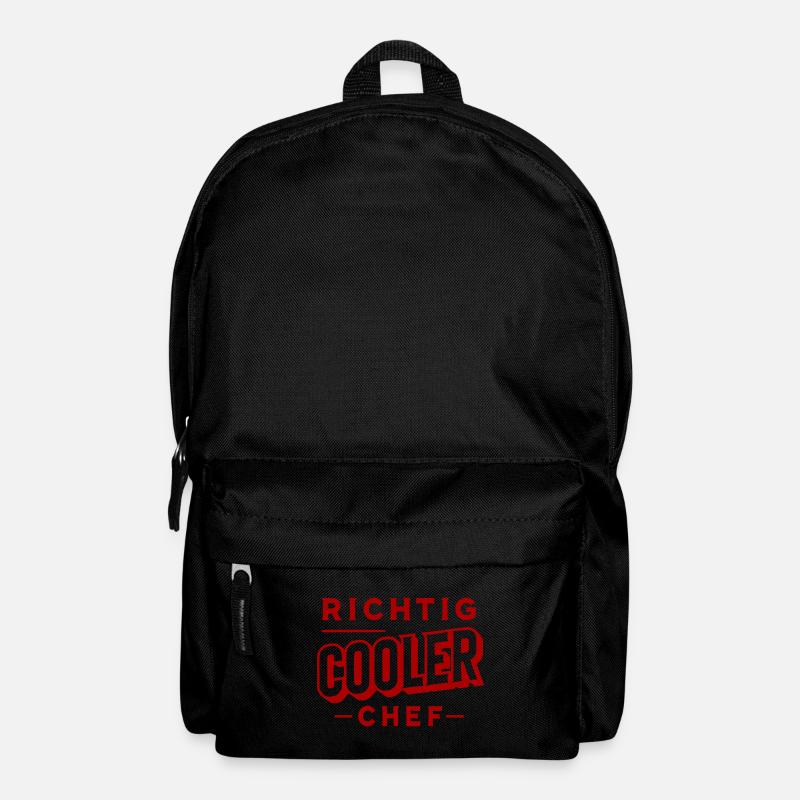 Richtig cooler Chef - Rucksack - Schwarz