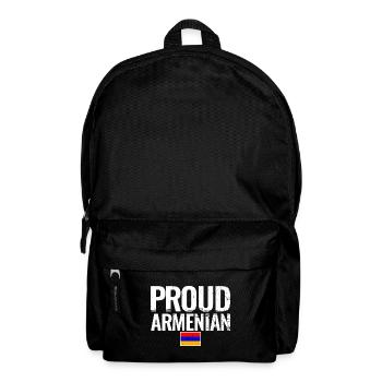 Proud Armenian Armenia Armenian Flag - Backpack - black - Front