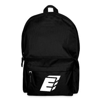 Lettre E du résumé - Sac à dos - noir - Devant