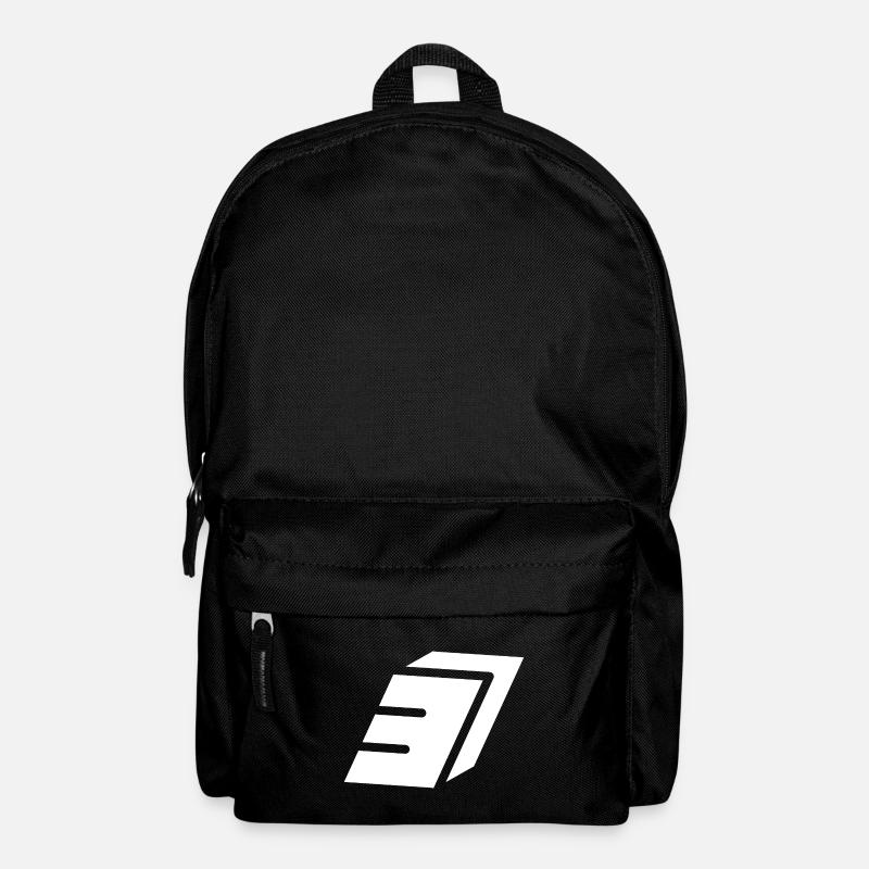 Abstract number 3 - Backpack - black