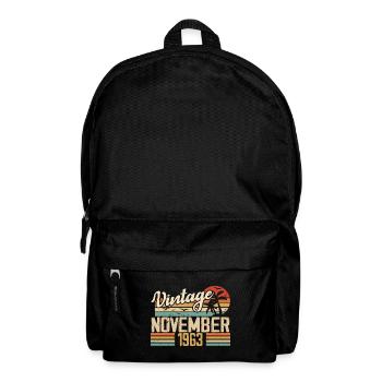 Legendary Since November 1963 - Vintage 1963 - Backpack - black - Front