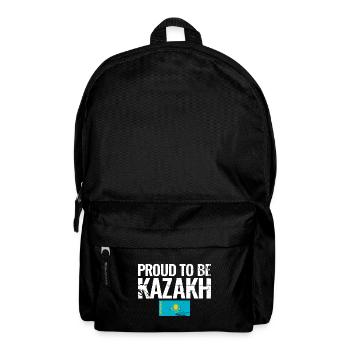 Proud To Be Kazakh Kasachstan Kasachisch Kasache - Backpack - black - Front