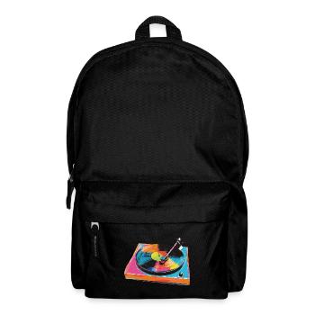 Record player - Backpack - black - Front