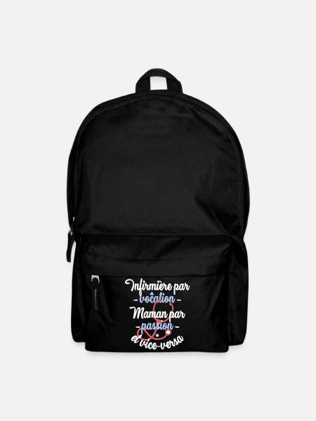 Maman infirmière - Sac à dos - noir