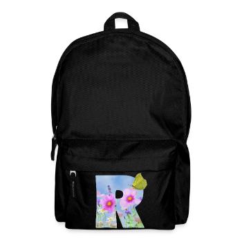 fleurs de printemps papillon r - Sac à dos - noir - Devant