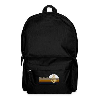 Freemasonry Freimaurer Travel Kompass - Rucksack - Schwarz - Vorne