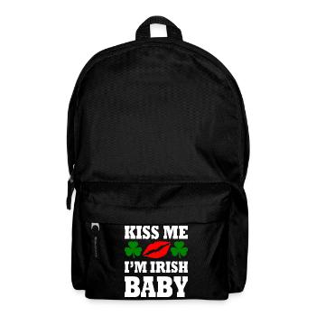 kiss me im irish baby - Sac à dos - noir - Devant