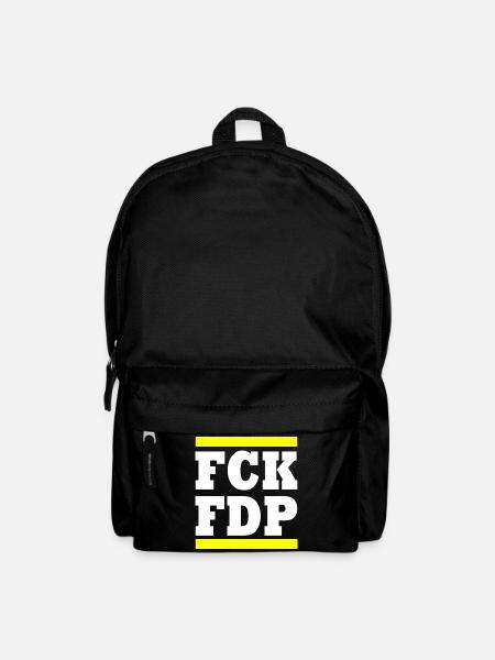 Fck fdp - Rucksack - Schwarz