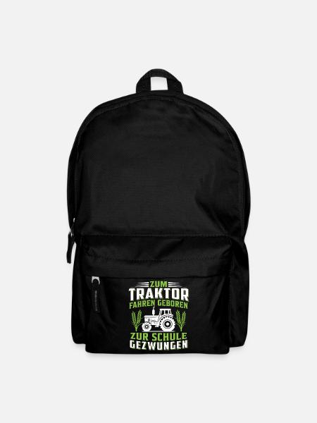 Zum Traktor fahren - Rucksack - Schwarz