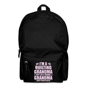 I'm a quilting grandma just like a normal grandma - Sac à dos - noir - Devant
