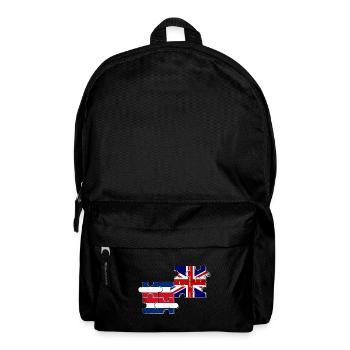 Costa Rica Drapeau de la Grande-Bretagne - Sac à dos - noir - Devant