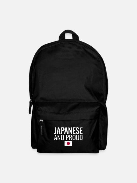 Japanese And Proud Japan Japanese Flag Japanese - Backpack - black