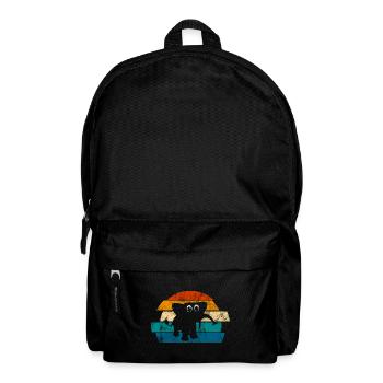 Eléphant éléphant pour enfants - Sac à dos - noir - Devant