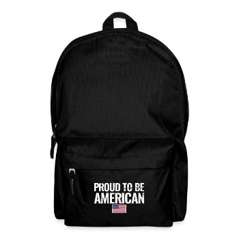 Proud To Be American Amerikanisch USA - Backpack - black - Front