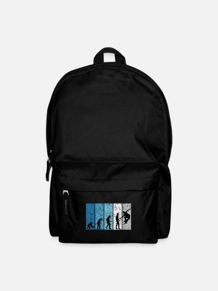 Skateboarder Skateboard Skater Skate Evolution - Rucksack - Schwarz