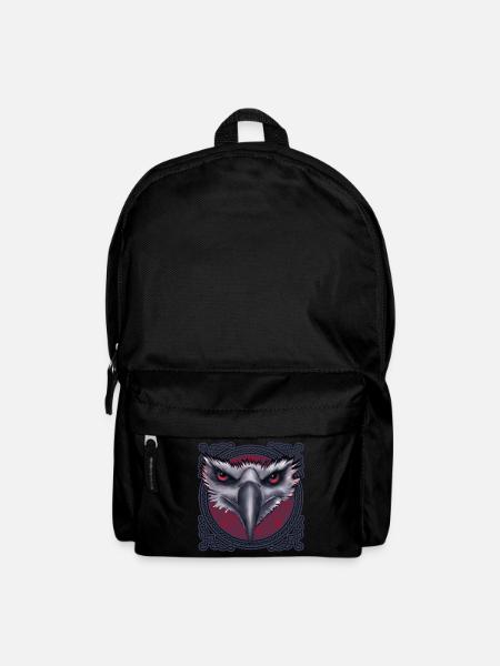Adler Raubvogel Keltisches Motiv - Rucksack - Schwarz