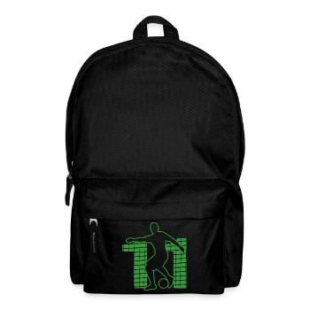 Sport de football Football Terrain de football n°11 - Sac à dos - noir - Devant