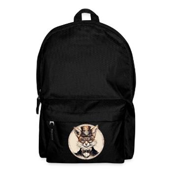 Renard steampunk - Sac à dos - noir - Devant