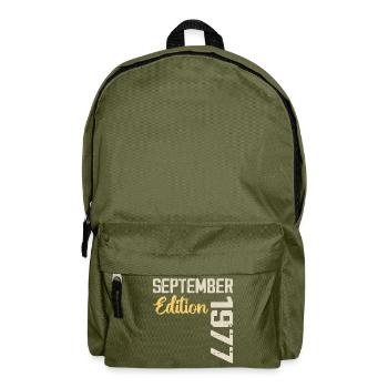 September 1977 - 47th Anniversary September 1977 - Backpack - olive green - Front
