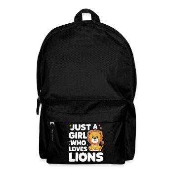 Lion Lion Animal Africa - Backpack - black - Front