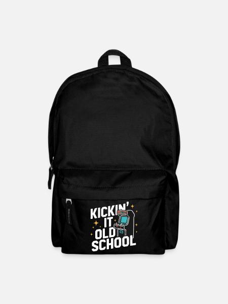 Arcade Spielhalle Spielautomat Gamer Gaming - Rucksack - Schwarz