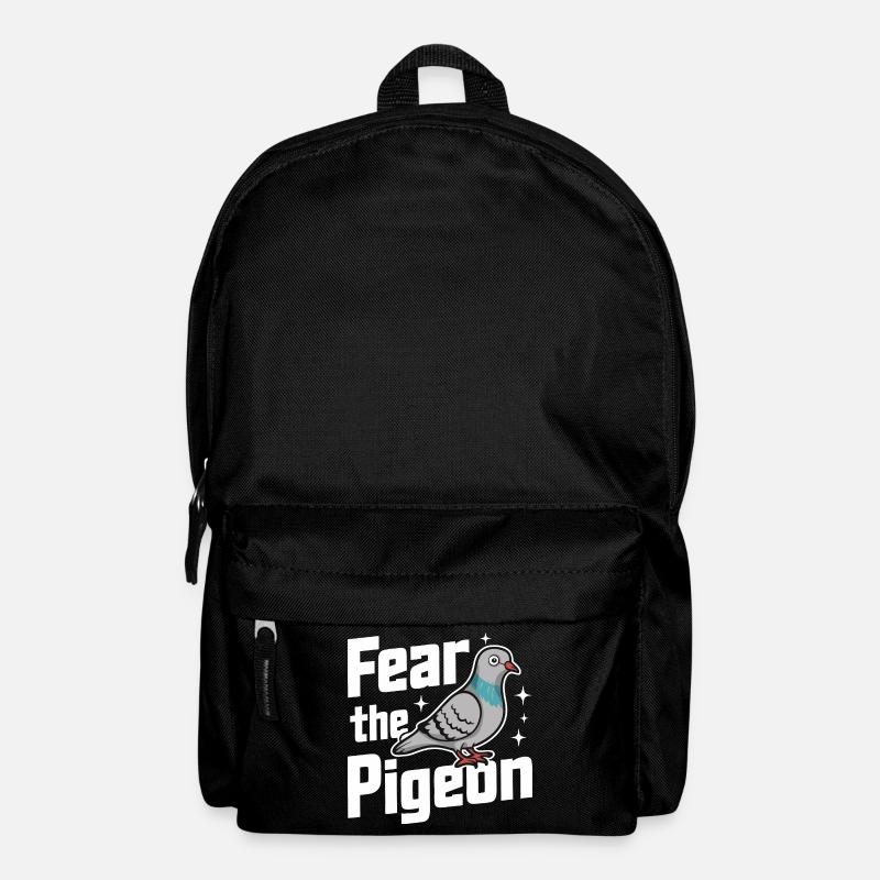 Taube Tauben Tier Vogel - Rucksack - Schwarz