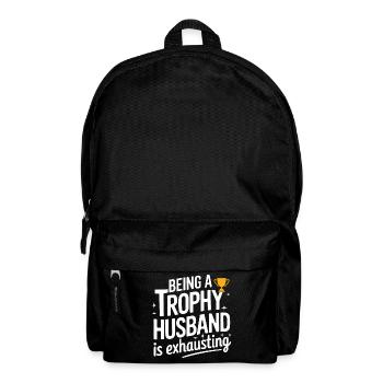 Husband, Spouse, Family, Wedding - Backpack - black - Front