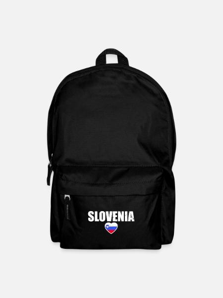 Slovenia Slowenien Slowenische Flagge Slowene - Rucksack - Schwarz