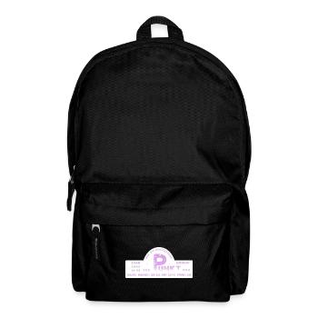 auf den Punkt kommen - Rucksack - Schwarz - Vorne