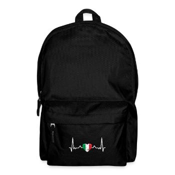 Italy Italiano Italian Flag Italia - Backpack - black - Front