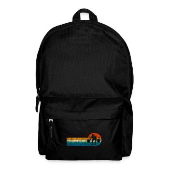 Musculation Bodybuilder GYM Fitnessstudio Retro - Sac à dos - noir - Devant