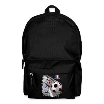 FRANCE FOOTBALL SOCCER PLAY T SHIRTS, GIFTS - Backpack - black - Front