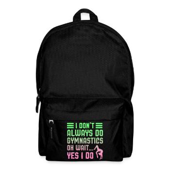 Sport de gymnastique - Sac à dos - noir - Devant