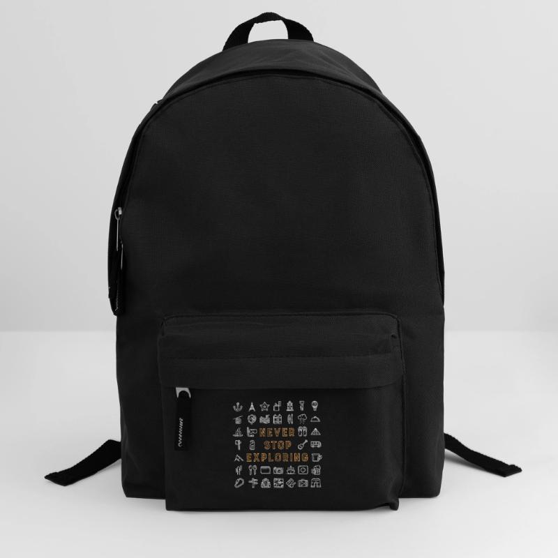 Never Stop Exploring Backpack