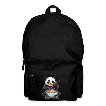 Panda Ramen: Noodle Chaos - Backpack - black - Front