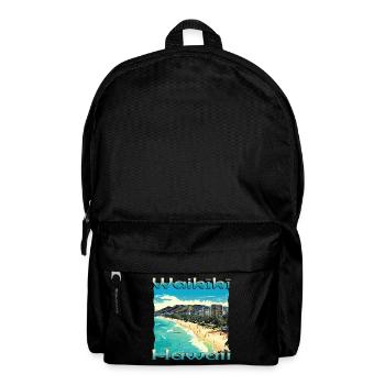 Hawaii Waikiki Beach O'ahu Honolulu Design - Rucksack - Schwarz - Vorne