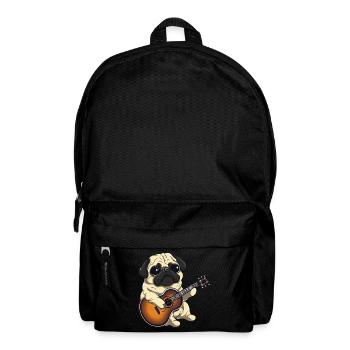 Pug Guitarist - Backpack - black - Front