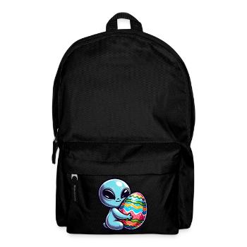 Easter Alien Hug & Egg Love - Backpack - black - Front