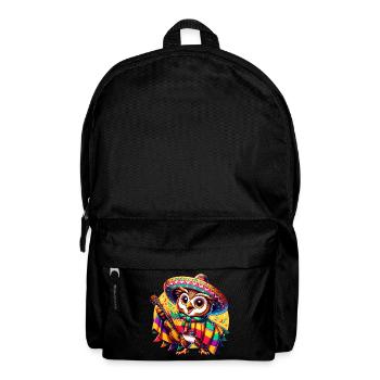 Cinco de Mayo Owl Guitarist - Backpack - black - Front