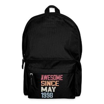 Mai 1998 Geburtstag 1998 Retro 1998 Mai Jahrgang - Rucksack - Schwarz - Vorne