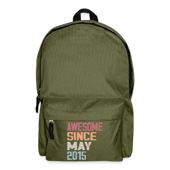 Mai 2015 Anniversaire 2015 Retro 2015 Mai Vintage - Sac à dos - vert olive - Devant