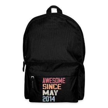 May 2014 Birthday 2014 Retro 2014 May Vintage - Backpack - black - Front