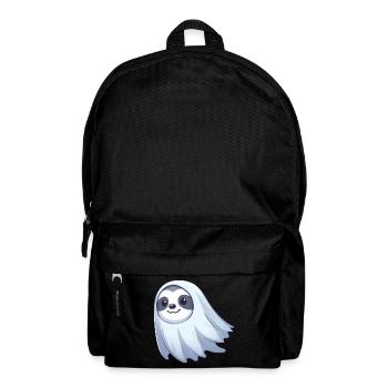 Cute Halloween Sloth Ghosts Ghost Haunted Car - Backpack - black - Front
