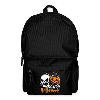 Scary Halloween Pumpkin Costume - Spooky - Backpack - black - Front