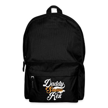 Idée cadeau fête des pères pour daddysaurus - Fête des pères - Sac à dos - noir - Devant