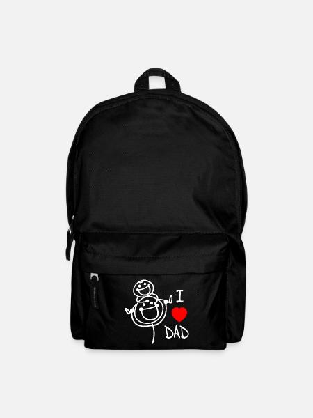 i love dad EN - Backpack - black